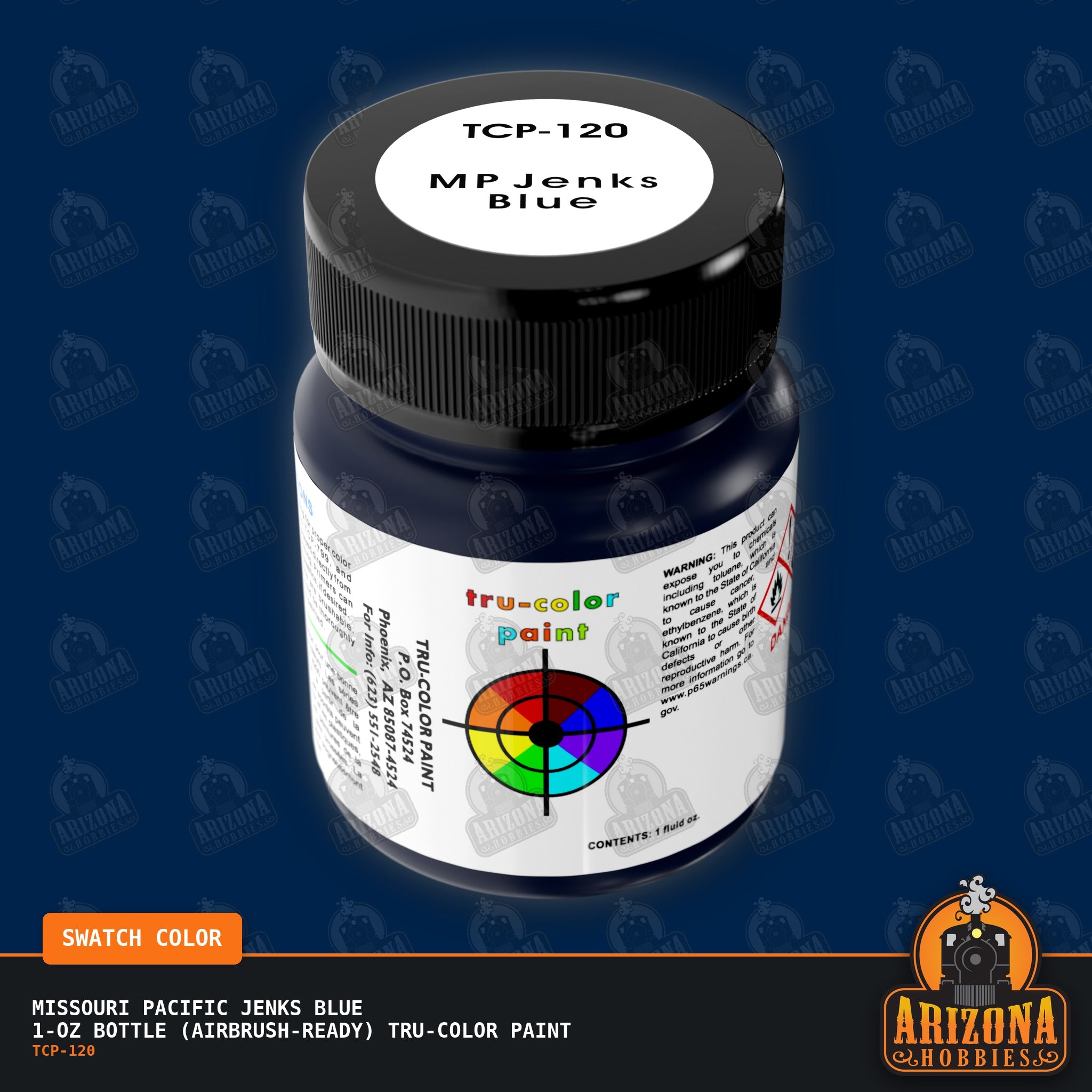 Missouri Pacific JENKS BLUE 1-oz bottle (Airbrush-ready) Tru-Color Paint