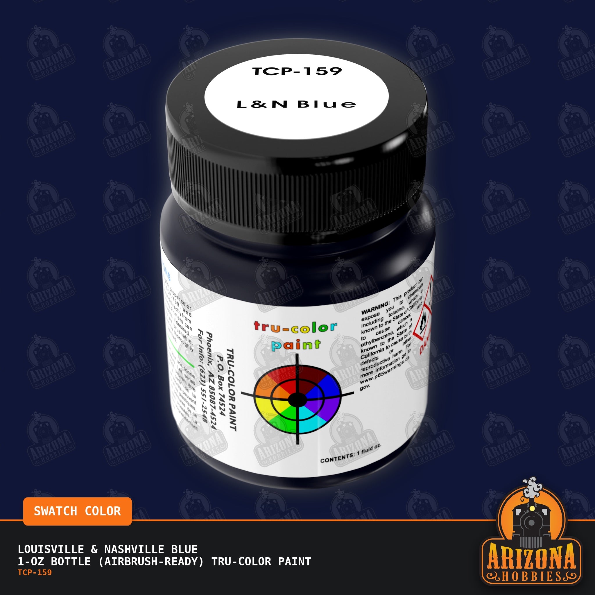 Louisville & Nashville BLUE 1-oz bottle (Airbrush-ready) Tru-Color Paint