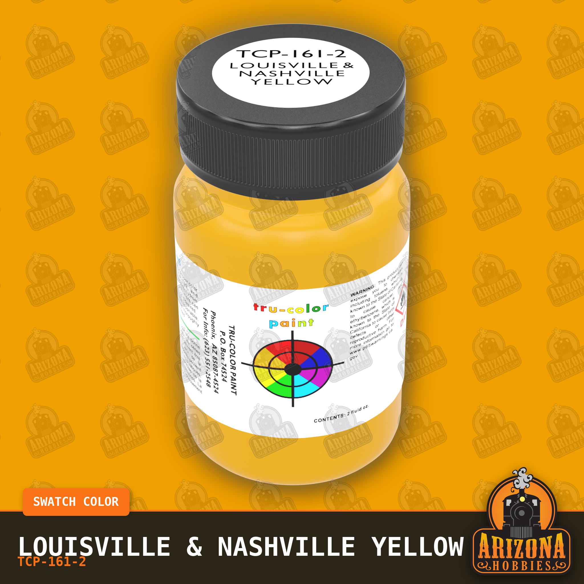 Louisville & Nashville YELLOW 2-oz bottle (Air-brush) Tru-Color Paint SPECIAL ORDER ONLY