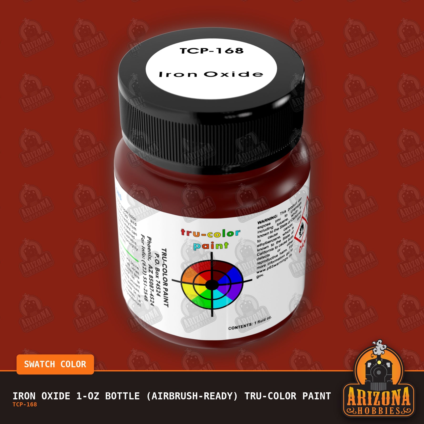 IRON OXIDE 1-oz bottle (Airbrush-ready) Tru-Color Paint
