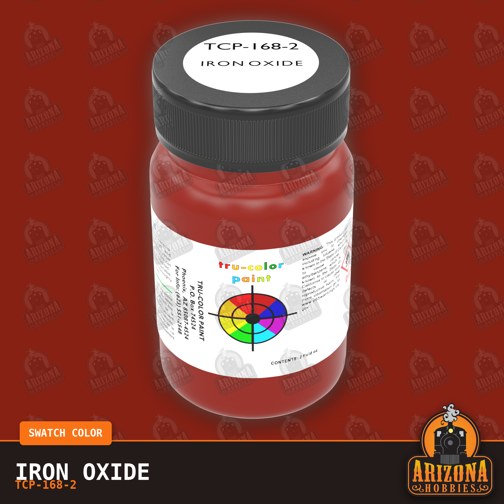 IRON OXIDE 2-oz bottle (Air-brush) Tru-Color Paint SPECIAL ORDER ONLY