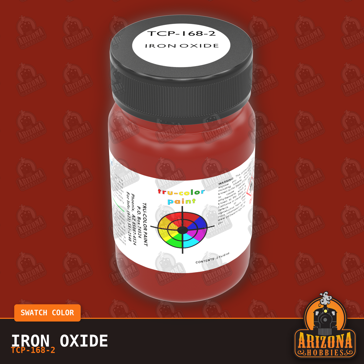 IRON OXIDE 2-oz bottle (Air-brush) Tru-Color Paint SPECIAL ORDER ONLY