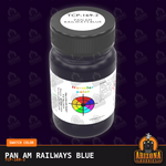 Pan Am Railways BLUE 2-oz bottle (Air-brush) Tru-Color Paint SPECIAL ORDER ONLY