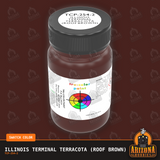 Illinois Terminal TERRACOTA (ROOF BROWN) 2-oz bottle (Air-brush) Tru-Color Paint SPECIAL ORDER ONLY