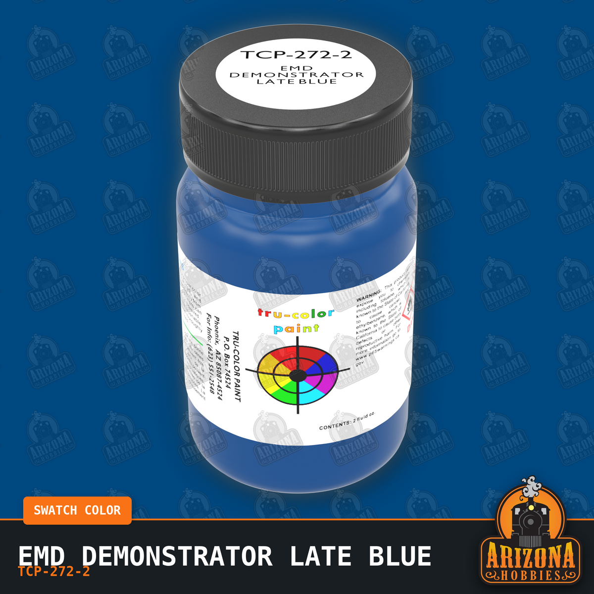 EMD Demonstrator LATE BLUE 2-oz bottle (Air-brush) Tru-Color Paint SPECIAL ORDER ONLY