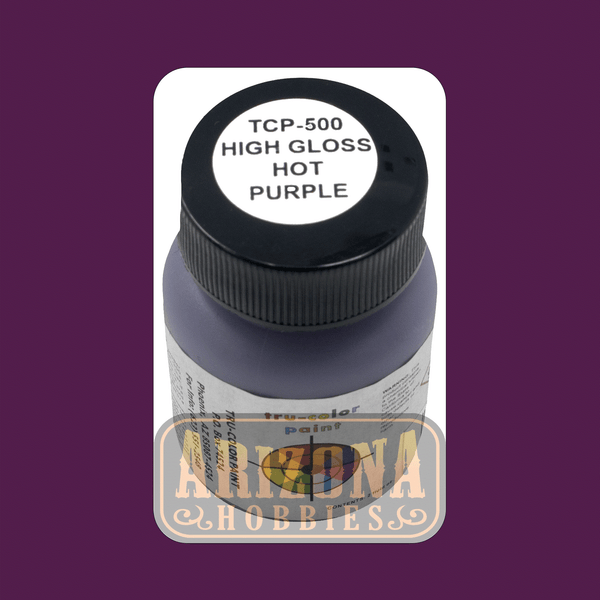 High-Gloss HOT PURPLE 1-oz bottle (Airbrush-ready) Tru-Color Paint