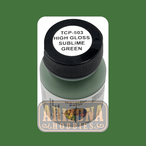 High-Gloss SUBLIME GREEN 1-oz bottle (Airbrush-ready) Tru-Color Paint