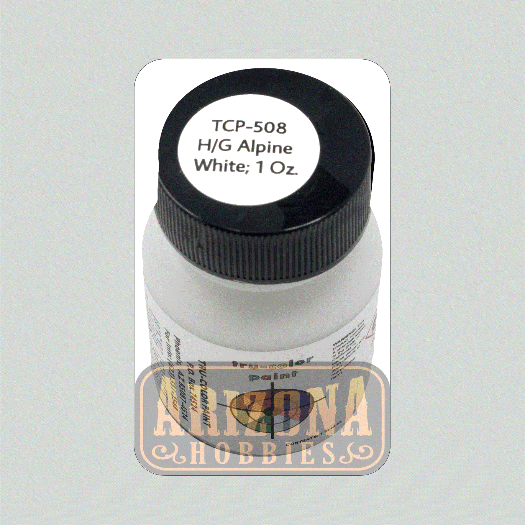 High-Gloss ALPINE WHITE 1-oz bottle (Airbrush-ready) Tru-Color Paint