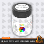 High-Gloss ARCTIC WHITE 1-oz bottle (Air-brush) Tru-Color Paint
