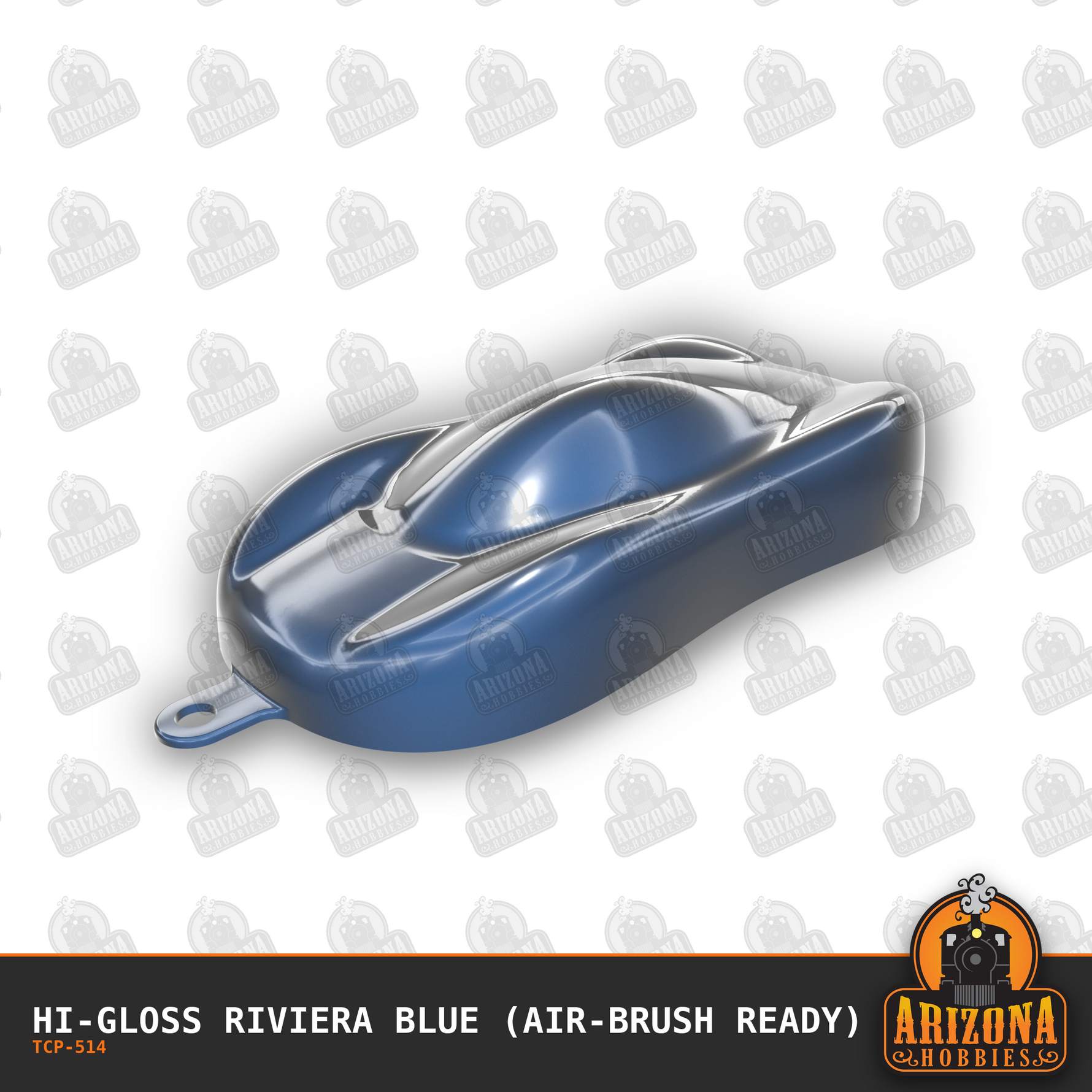 High-Gloss RIVIERA BLUE 1-oz bottle (Air-brush) Tru-Color Paint