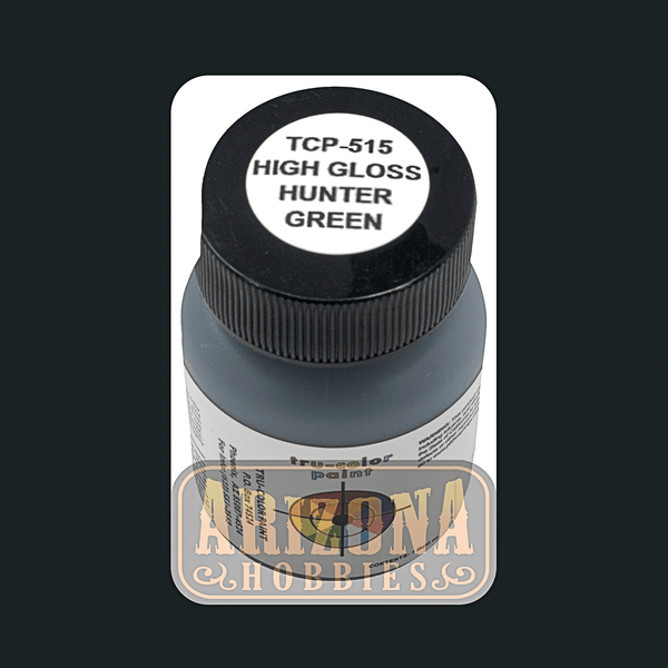 High-Gloss HUNTER GREEN 1-oz bottle (Airbrush-ready) Tru-Color Paint