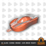 High-Gloss SIENNA ORANGE 2-oz bottle (Air-brush) Tru-Color Paint SPECIAL ORDER ONLY