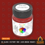 High-Gloss VICTORY RED 1-oz bottle (Air-brush) Tru-Color Paint