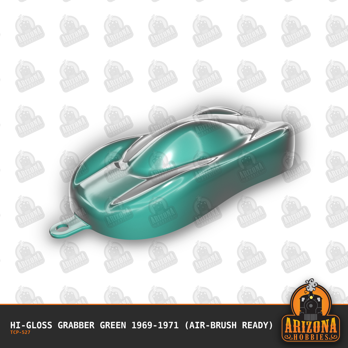 High-Gloss GRABBER GREEN 1969-1971 1-oz bottle (Air-brush) Tru-Color Paint