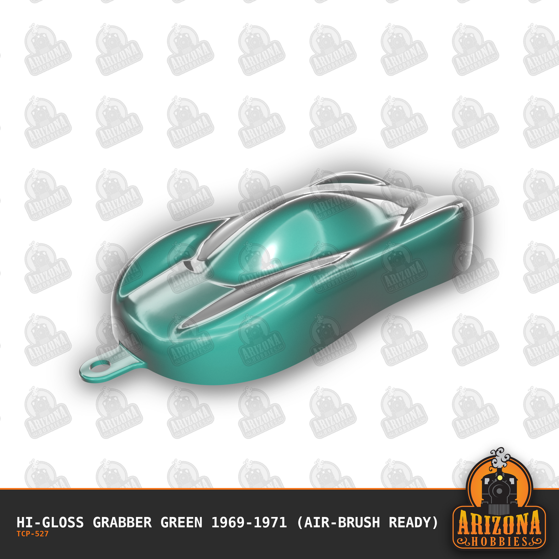 High-Gloss GRABBER GREEN 1969-1971 2-oz bottle (Air-brush) Tru-Color Paint SPECIAL ORDER ONLY