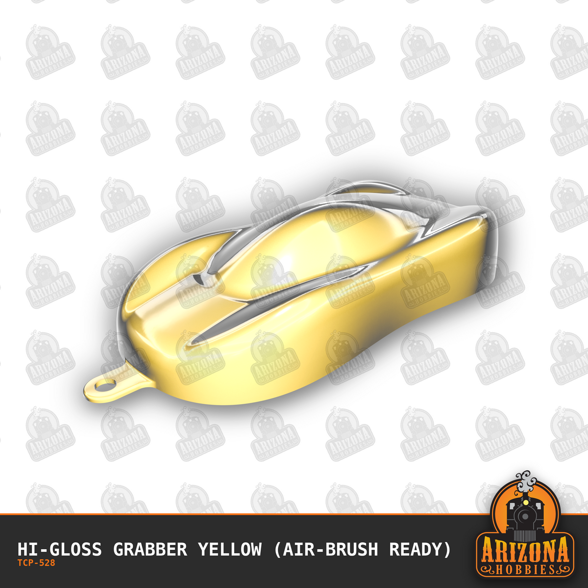 High-Gloss GRABBER YELLOW 2-oz bottle (Air-brush) Tru-Color Paint SPECIAL ORDER ONLY