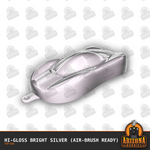 High-Gloss BRIGHT SILVER 1-oz bottle (Air-brush) Tru-Color Paint