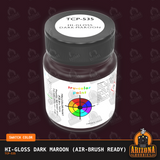 High-Gloss DARK MAROON 1-oz bottle (Air-brush) Tru-Color Paint