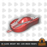 High-Gloss BRIGHT RED 1-oz bottle (Air-brush) Tru-Color Paint