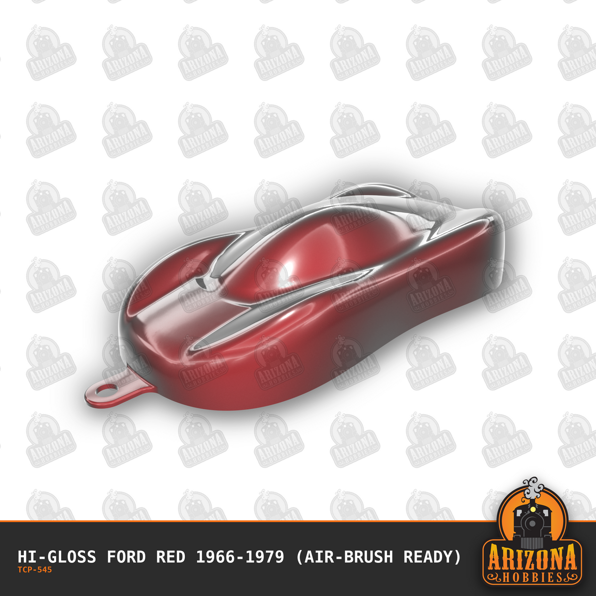 High-Gloss FORD RED 1966-1979 2-oz bottle (Air-brush) Tru-Color Paint SPECIAL ORDER ONLY