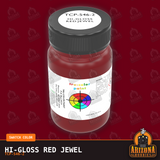 High-Gloss RED JEWEL 2-oz bottle (Air-brush) Tru-Color Paint SPECIAL ORDER ONLY