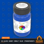 High-Gloss KANDY COBALT BLUE (Transparent) 2-oz bottle (Air-brush) Tru-Color Paint SPECIAL ORDER ONLY