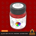 High-Gloss KANDY APPLE RED (TRANSPARENT RED) 1-oz bottle (Air-brush) Tru-Color Paint