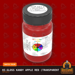 High-Gloss KANDY APPLE RED (TRANSPARENT RED) 2-oz bottle (Air-brush) Tru-Color Paint SPECIAL ORDER ONLY