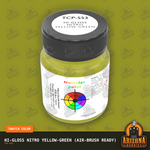 High-Gloss NITRO YELLOW-GREEN 1-oz bottle (Air-brush) Tru-Color Paint