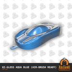 High-Gloss AQUA BLUE 1-oz bottle (Air-brush) Tru-Color Paint