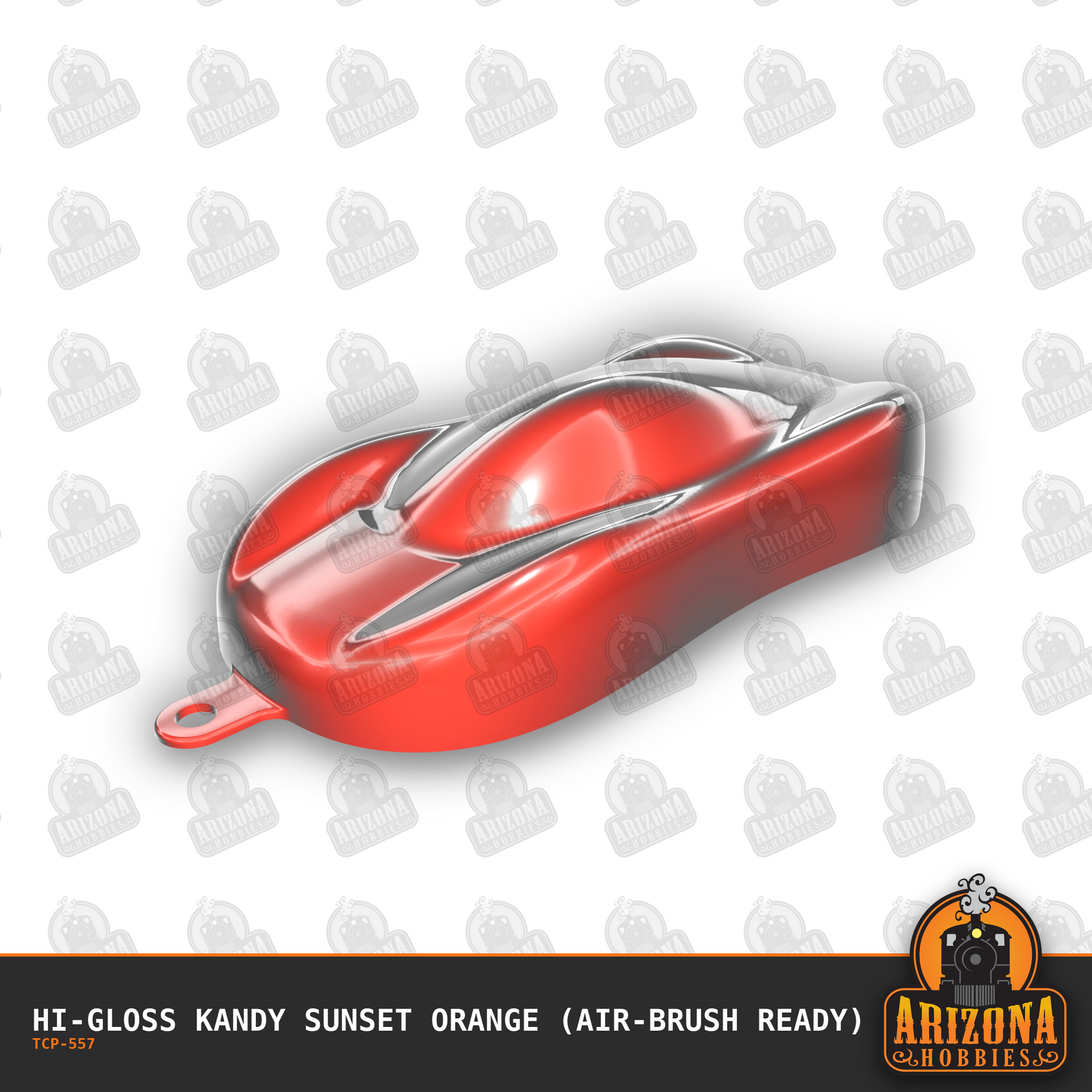 High-Gloss KANDY SUNSET ORANGE 2-oz bottle (Air-brush) Tru-Color Paint SPECIAL ORDER ONLY