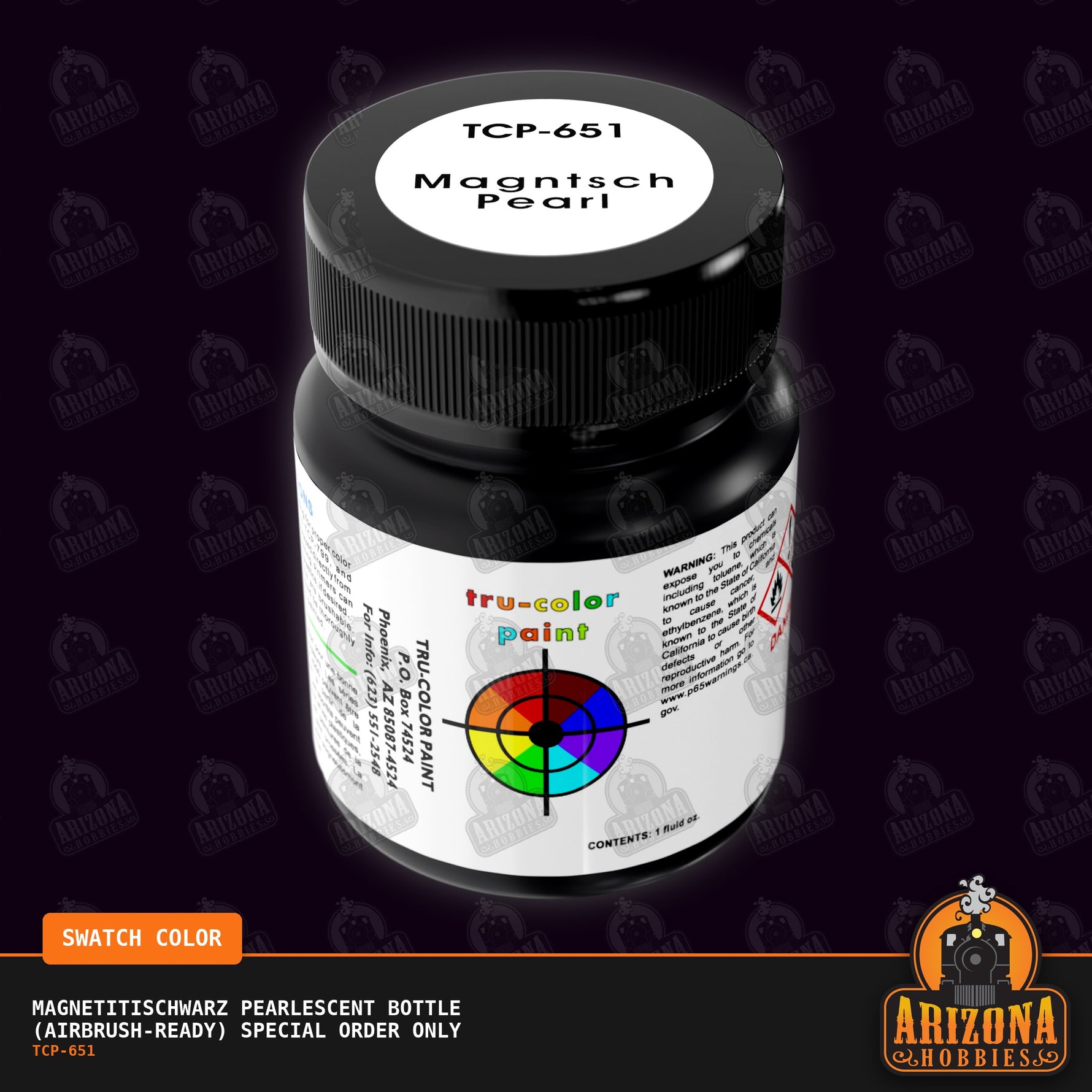 Magnetitischwarz Pearlescent bottle (Airbrush-ready) SPECIAL ORDER ONLY