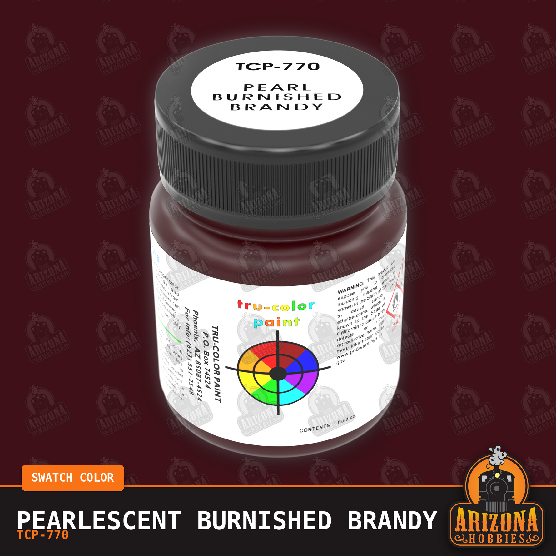 Pearlescent BURNISHED BRANDY 1-oz bottle (Airbrush-ready) Tru-Color Paint