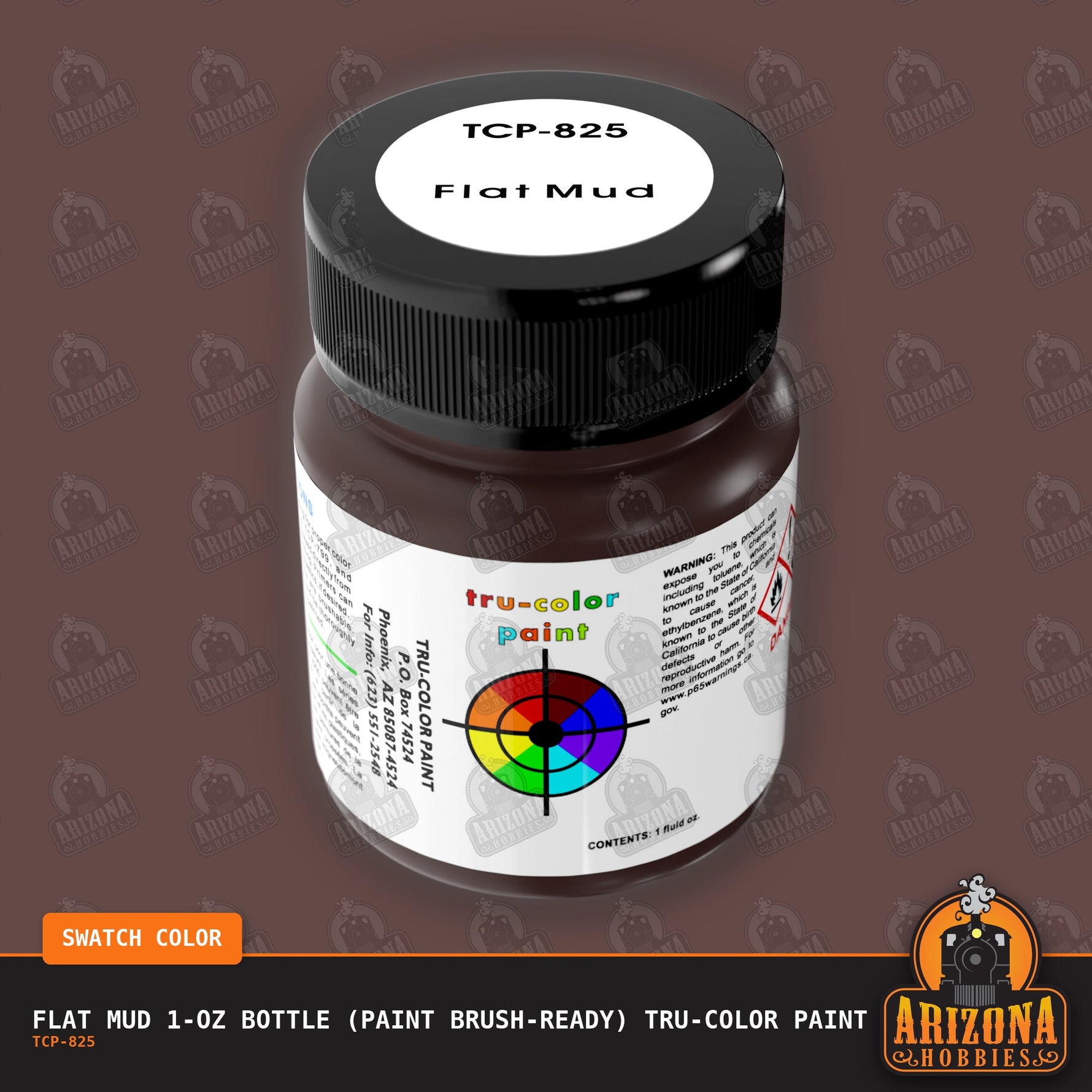 Flat MUD 1-oz bottle (Paint brush-ready) Tru-Color Paint
