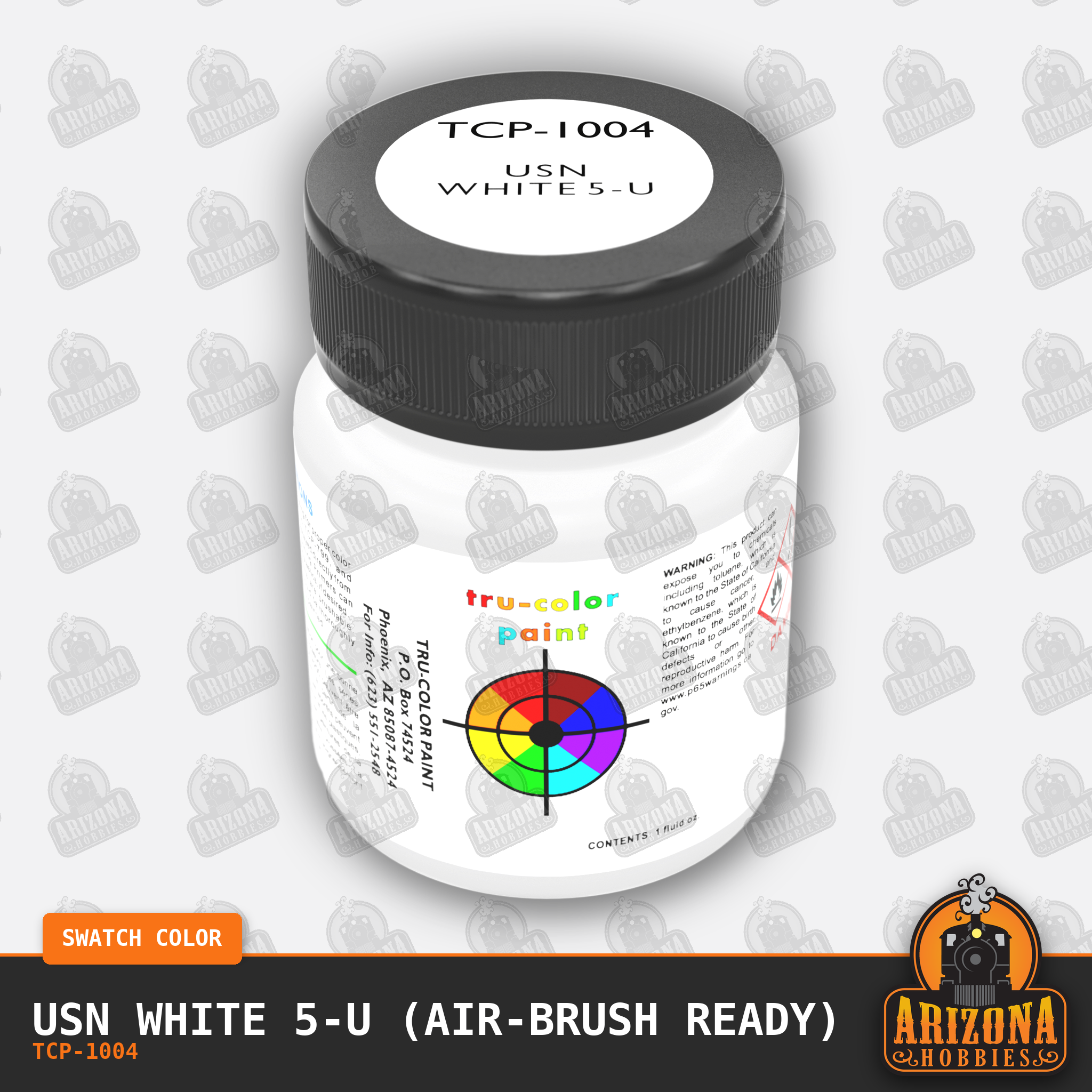 U.S. Navy WHITE 5-U 1-oz bottle (Air-brush) Tru-Color Paint