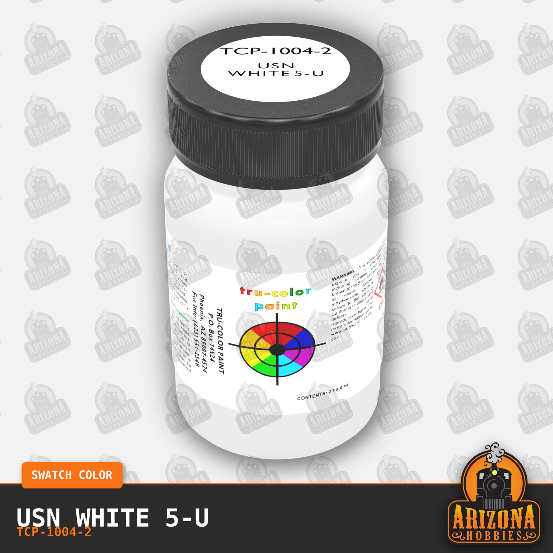 U.S. Navy WHITE 5-U 2-oz bottle (Air-brush) Tru-Color Paint SPECIAL ORDER ONLY