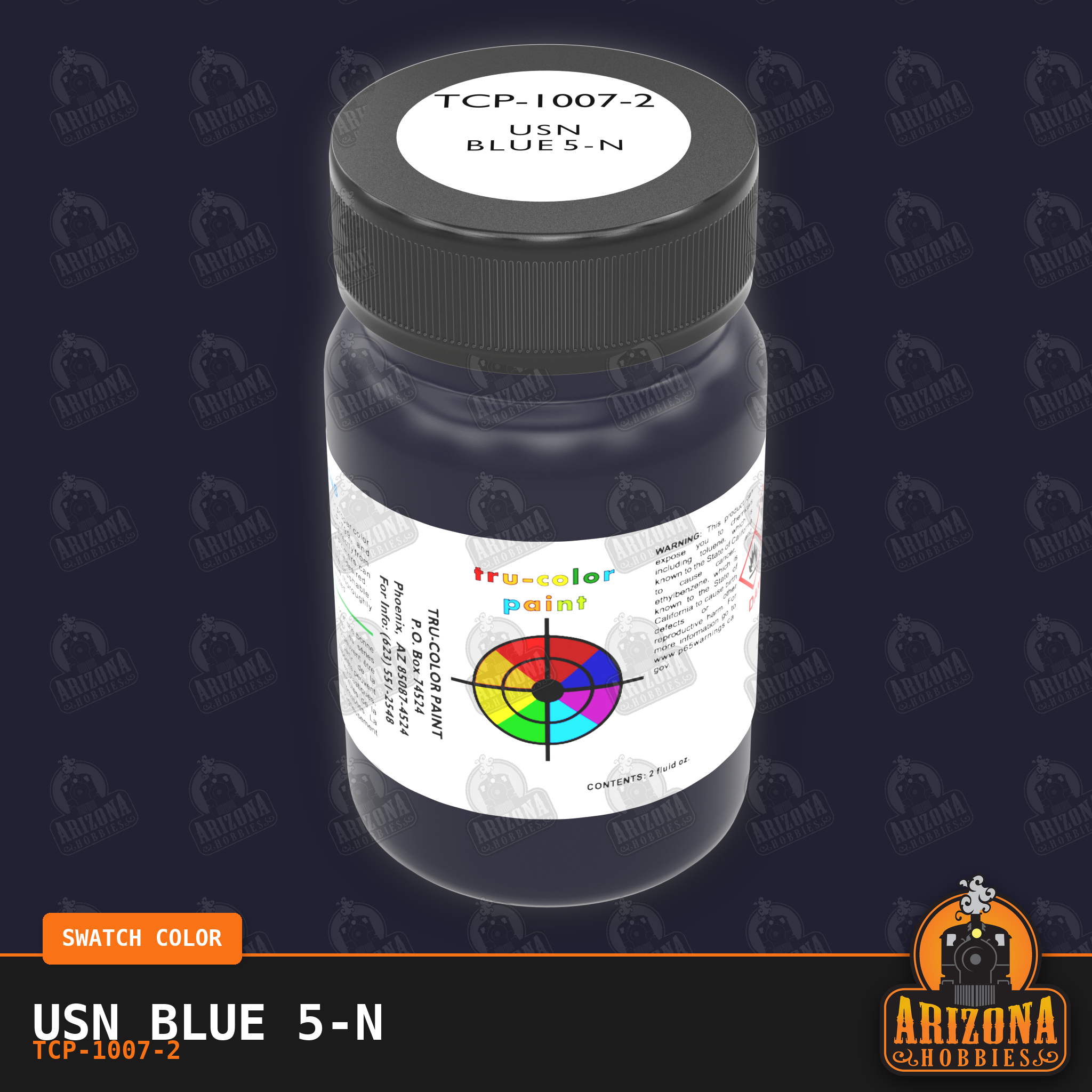 U.S. Navy BLUE 5-N 2-oz bottle (Air-brush) Tru-Color Paint SPECIAL ORDER ONLY