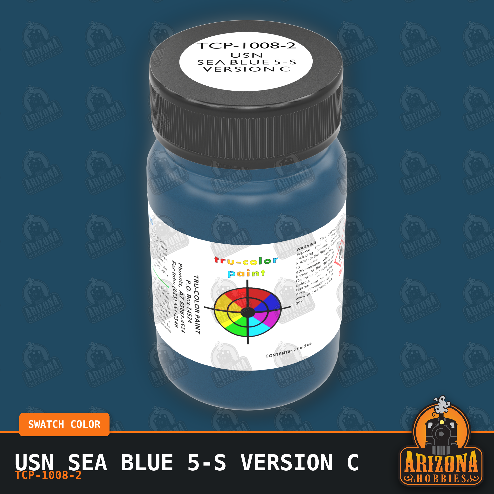 U.S. Navy SEA BLUE 5-S Version C 2-oz bottle (Air-brush) Tru-Color Paint SPECIAL ORDER ONLY