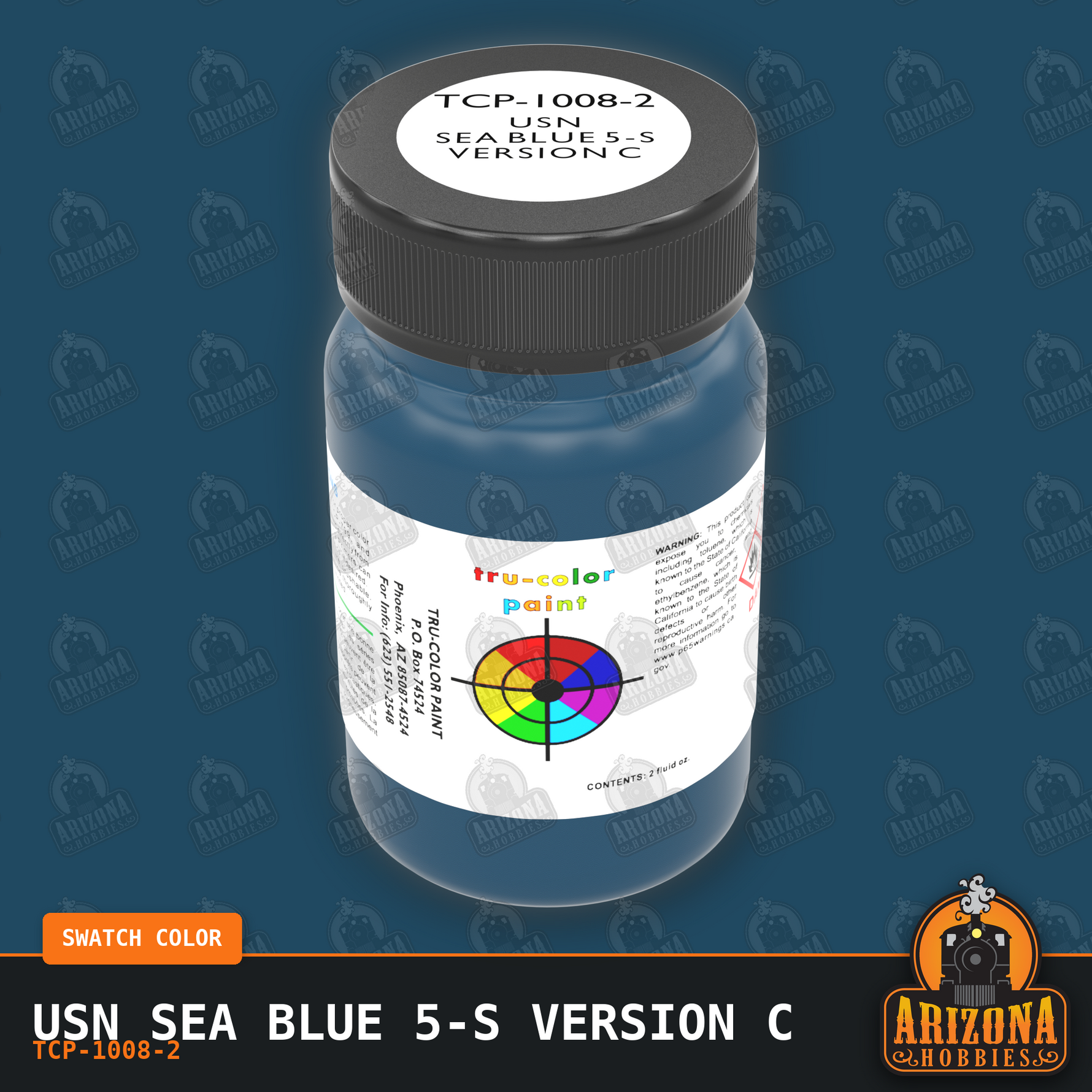 U.S. Navy SEA BLUE 5-S Version C 2-oz bottle (Air-brush) Tru-Color Paint SPECIAL ORDER ONLY