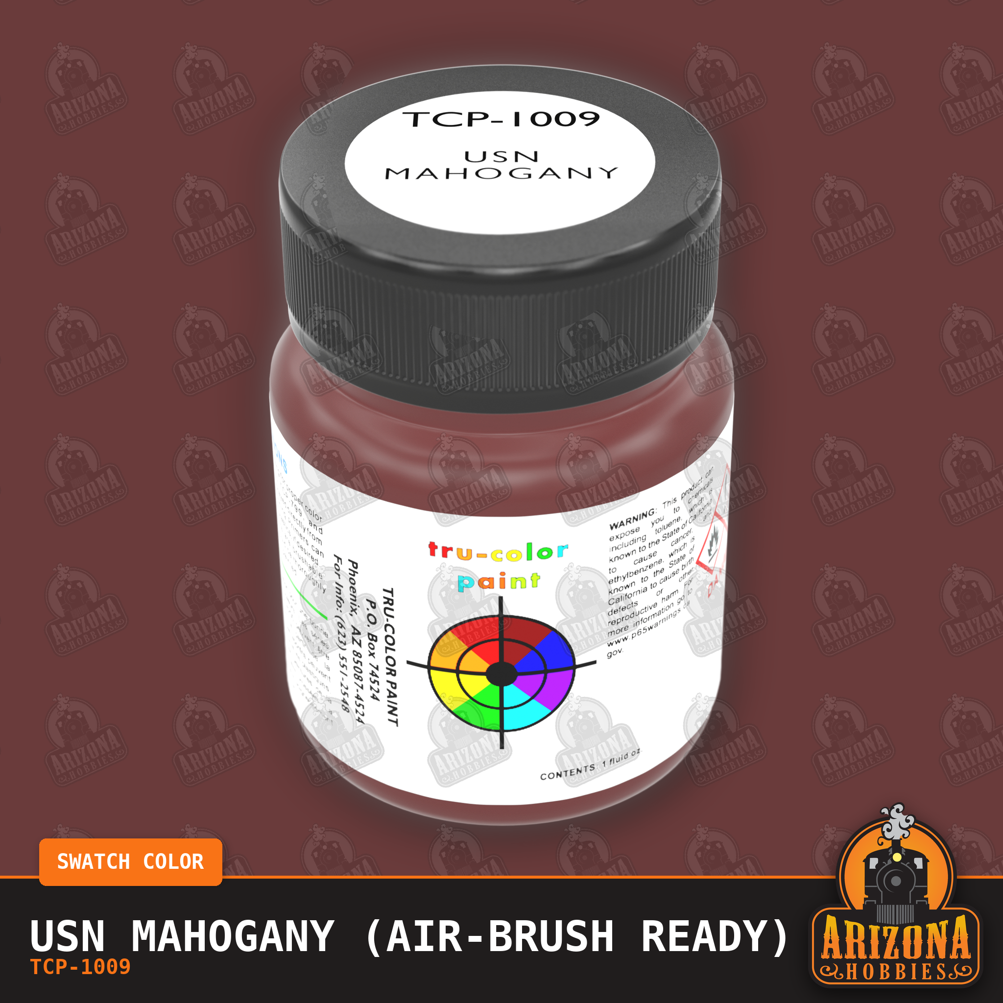 U.S. Navy MAHOGANY 1-oz bottle (Air-brush) Tru-Color Paint