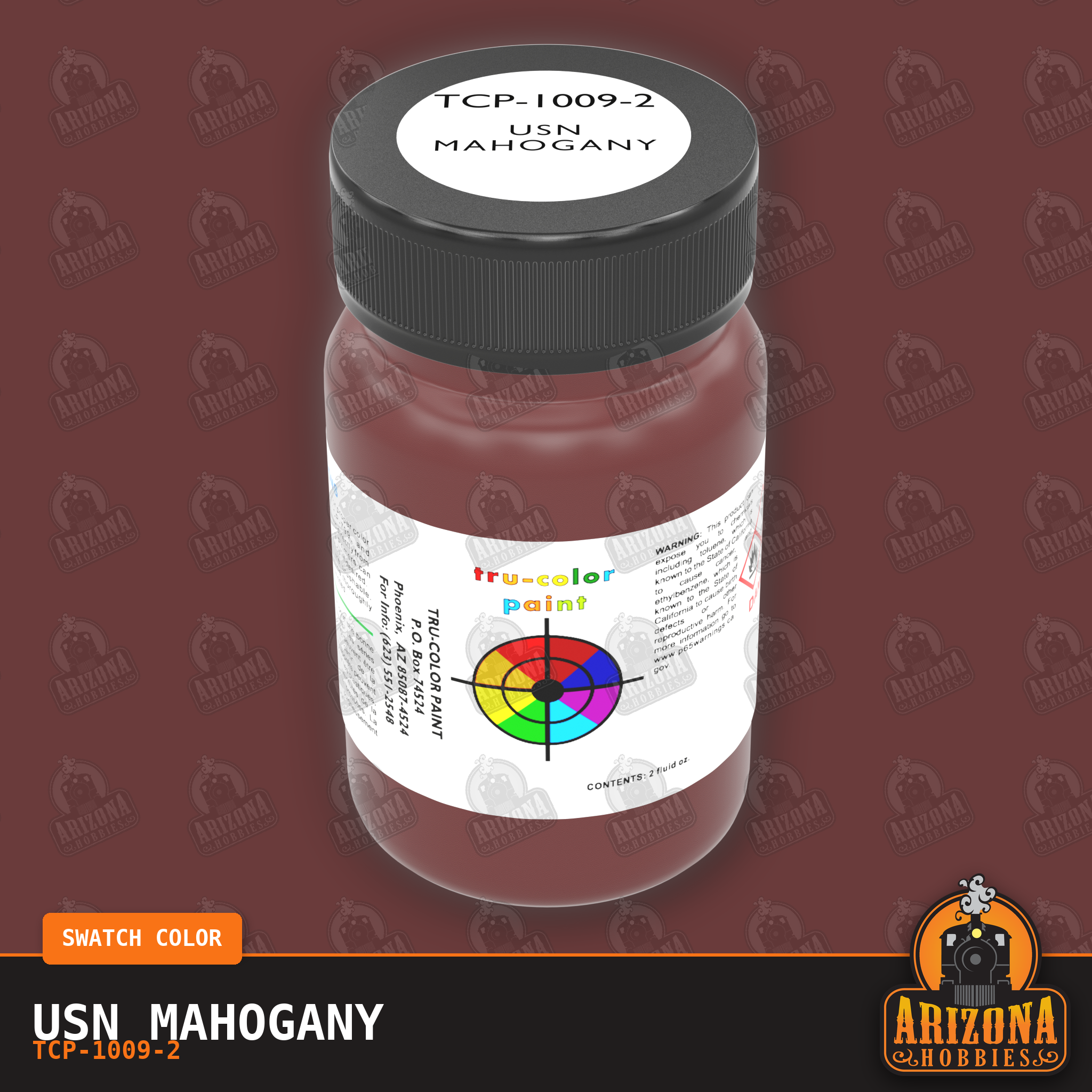 U.S. Navy MAHOGANY 2-oz bottle (Air-brush) Tru-Color Paint SPECIAL ORDER ONLY