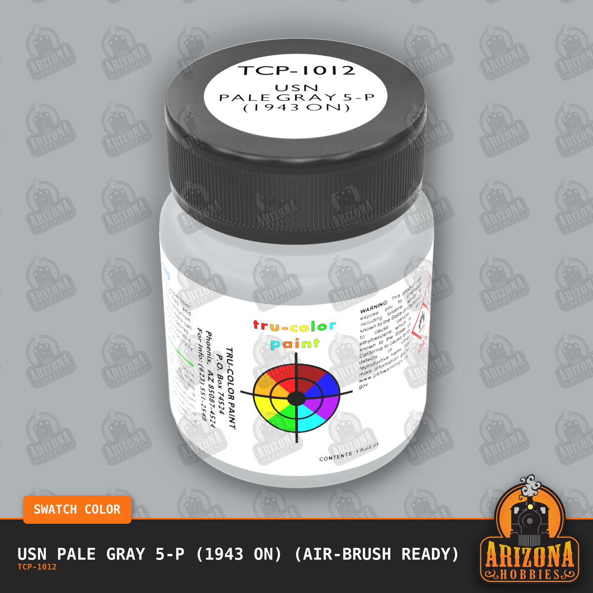 U.S. Navy PALE GRAY 5-P (1943 on) 1-oz bottle (Air-brush) Tru-Color Paint