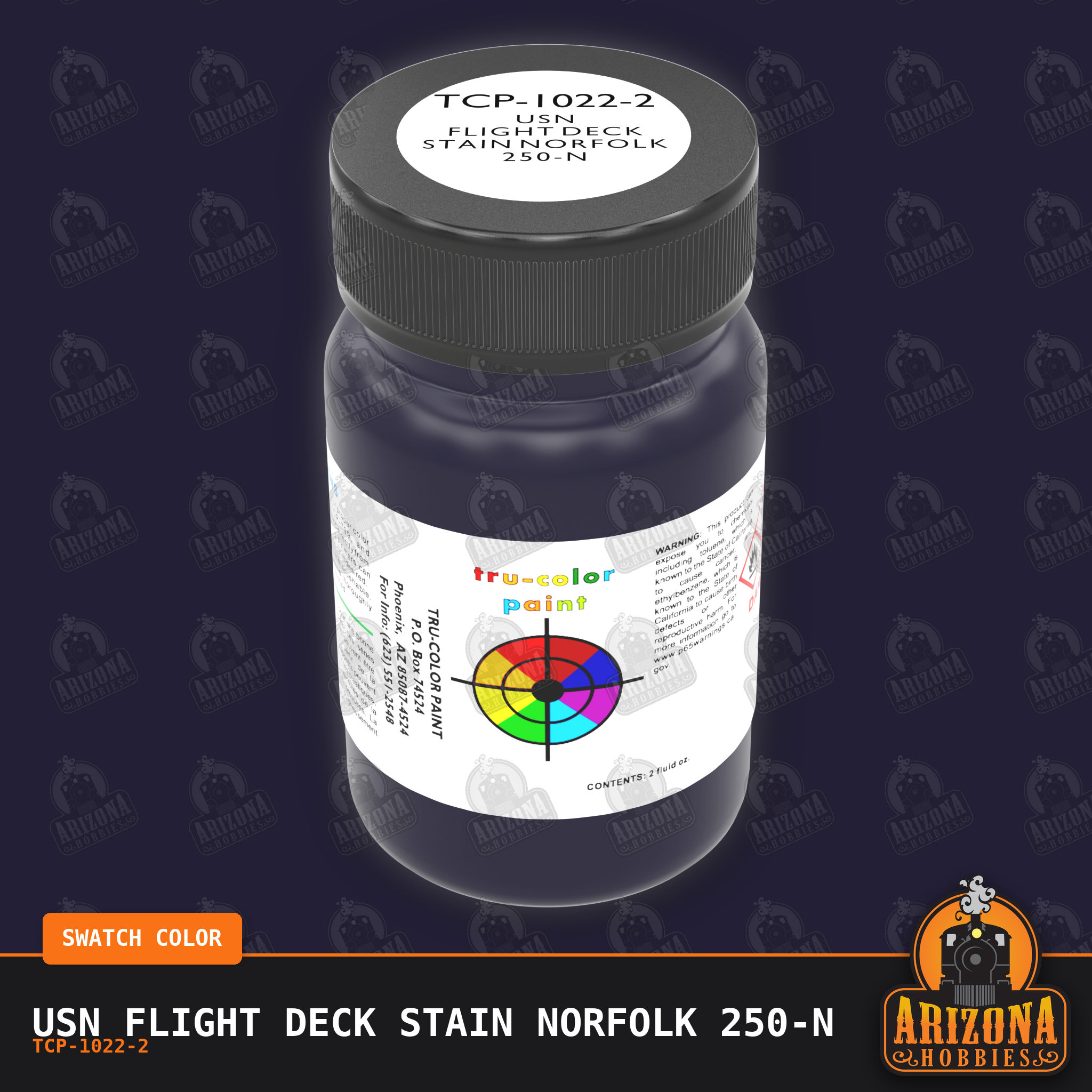 U.S. Navy FLIGHT DECK STAIN Norfolk 250-N (1941-1945) 2-oz bottle (Air-brush) Tru-Color Paint SPECIAL ORDER ONLY