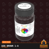U.S. Navy BROWN 1-A (landing craft 1941-1942) 2-oz bottle (Air-brush) Tru-Color Paint SPECIAL ORDER ONLY