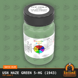 U.S. Navy HAZE GREEN 5-HG (1943) 2-oz bottle (Air-brush) Tru-Color Paint SPECIAL ORDER ONLY