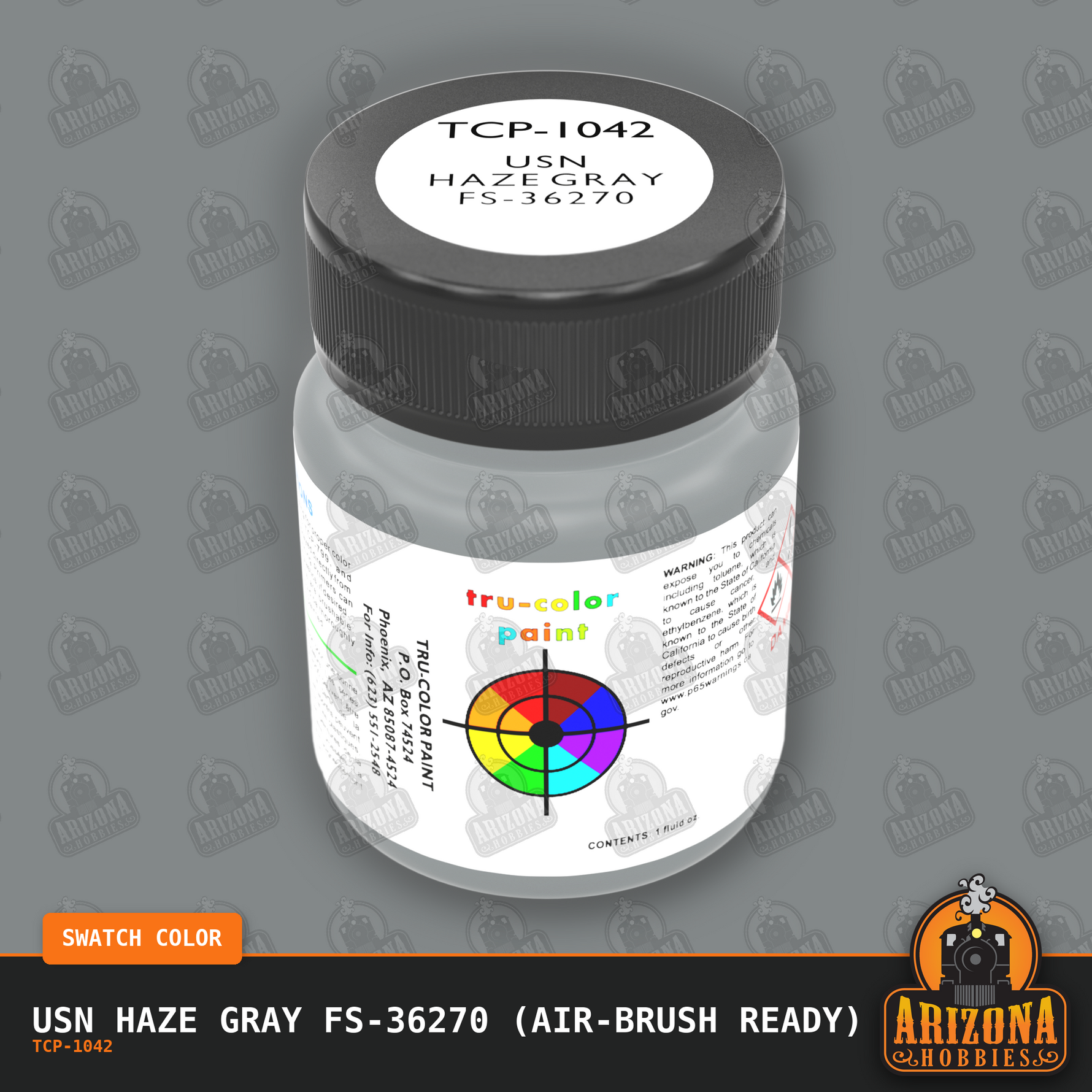 U.S. Navy MODERN HAZE GRAY FS-36270 1-oz bottle (Air-brush) Tru-Color Paint