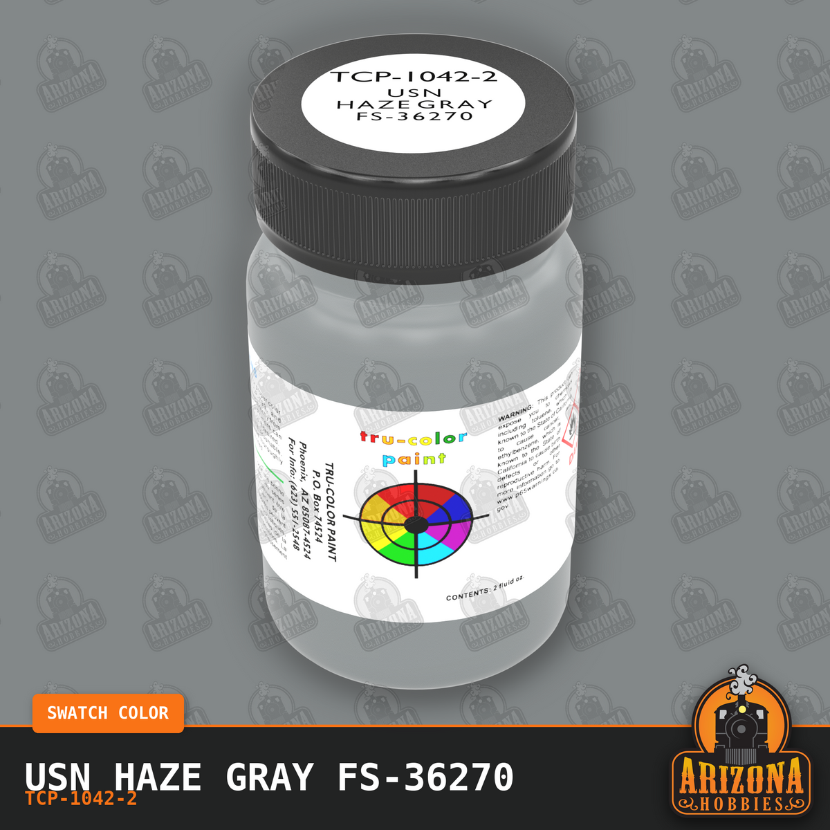 U.S. Navy MODERN HAZE GRAY FS-36270 2-oz bottle (Air-brush) Tru-Color Paint SPECIAL ORDER ONLY