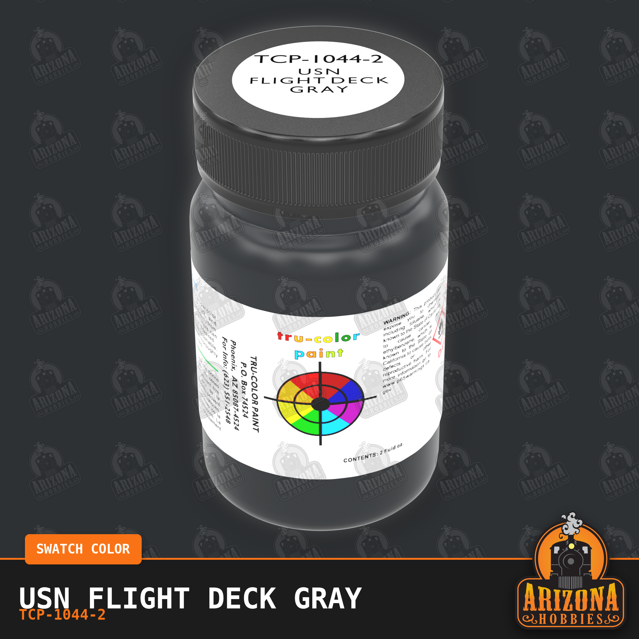 U.S. Navy MODERN FLIGHT DECK GRAY 2-oz bottle (Air-brush) Tru-Color Paint SPECIAL ORDER ONLY