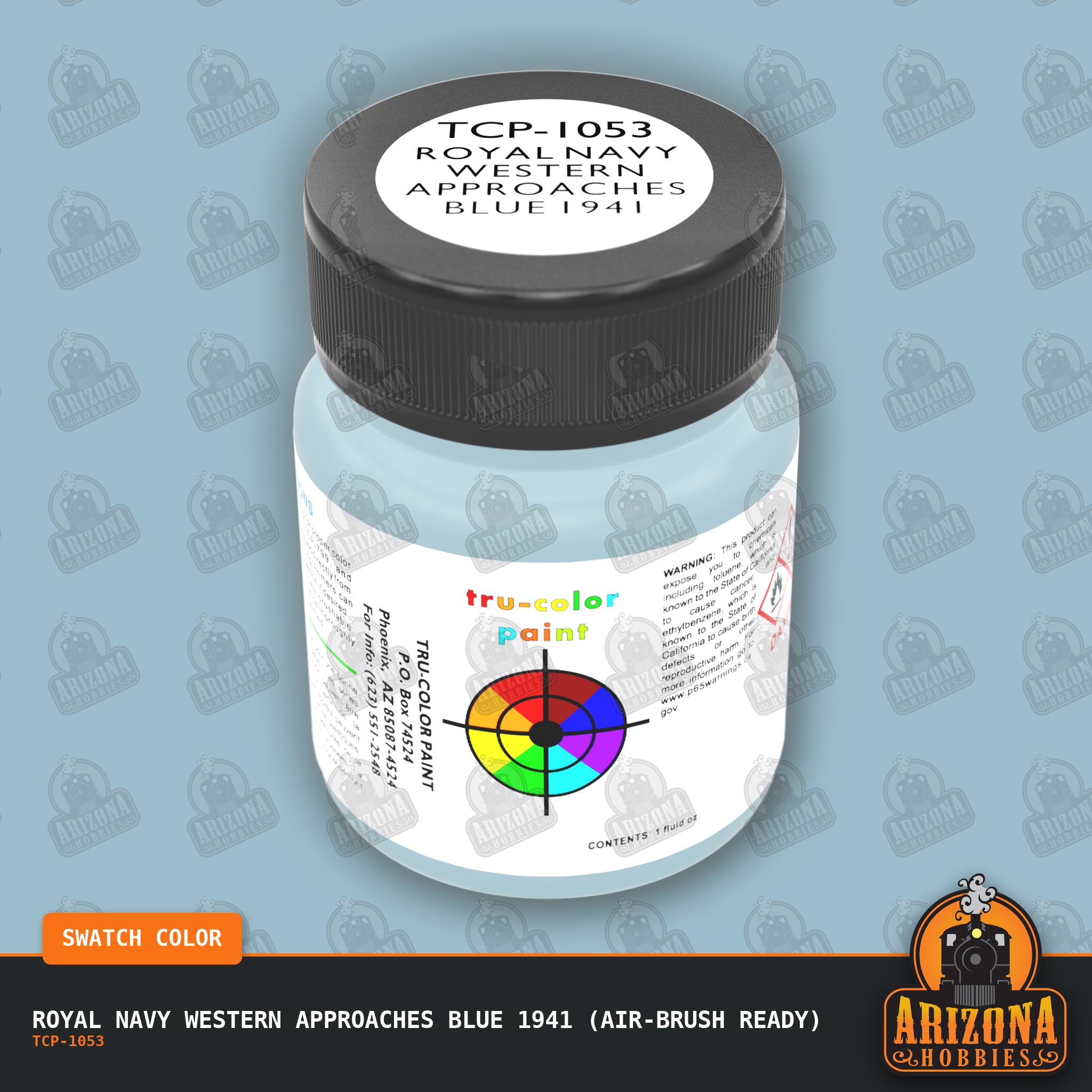 Royal Navy WESTERN APPROACHES BLUE 1941 1-oz bottle (Air-brush) Tru-Color Paint