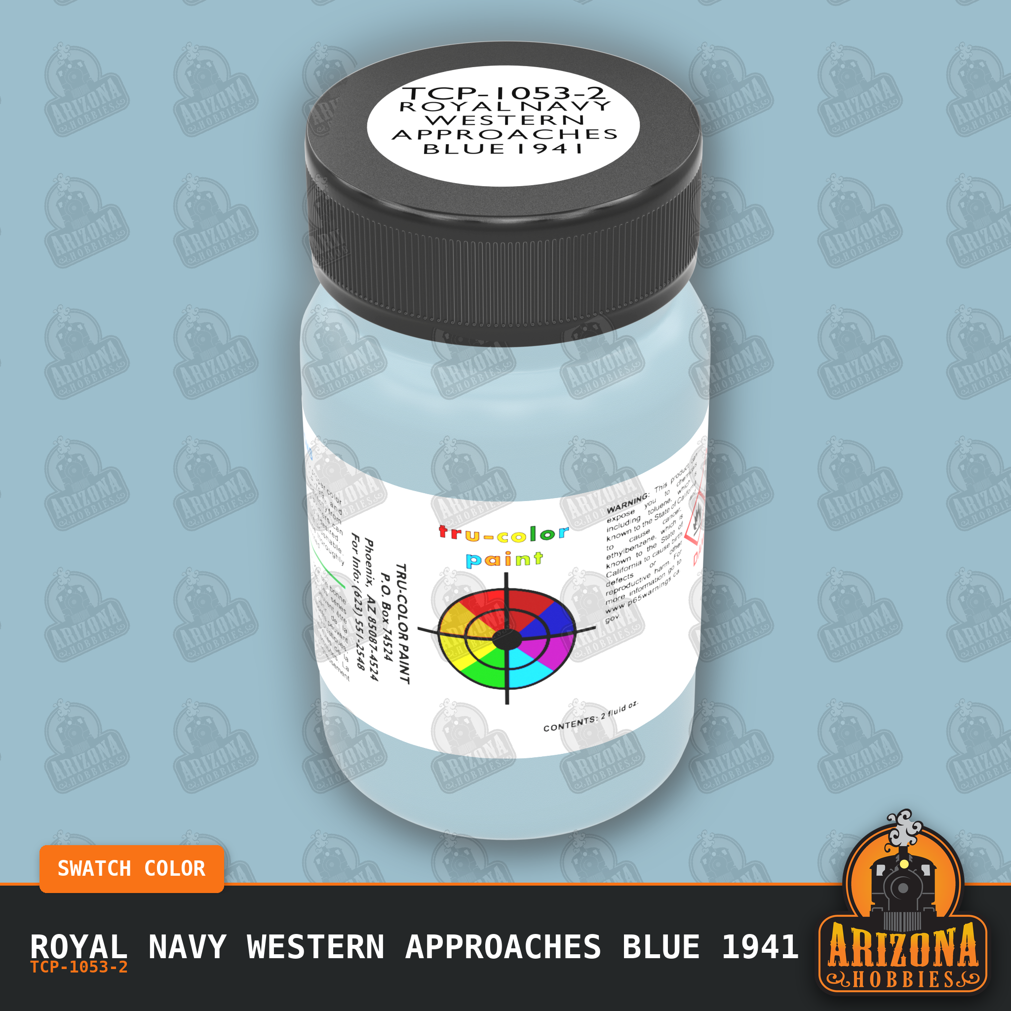 Royal Navy WESTERN APPROACHES BLUE 1941 2-oz bottle (Air-brush) Tru-Color Paint SPECIAL ORDER ONLY